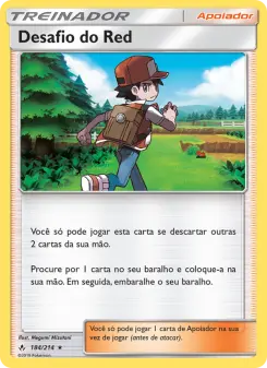 Desafio do Red – Carta Pokémon TCG