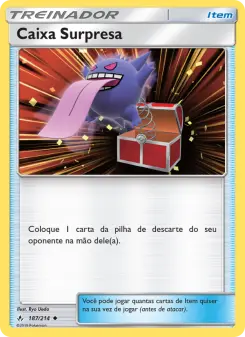 Caixa Surpresa – Carta Pokémon TCG
