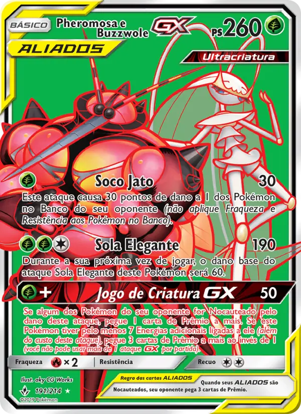 Pheromosa e Buzzwole GX – Pokémon TCG