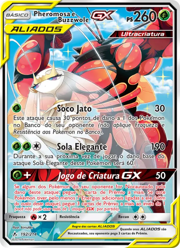 Pheromosa e Buzzwole GX – Pokémon TCG