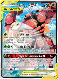 Pheromosa e Buzzwole GX – Carta Pokémon TCG