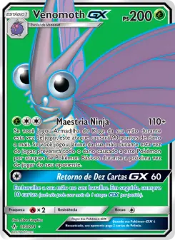 Venomoth GX – Carta Pokémon TCG