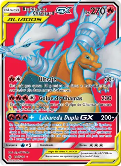 Reshiram e Charizard GX