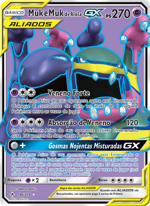Muk e Muk de Alola GX – Pokémon TCG