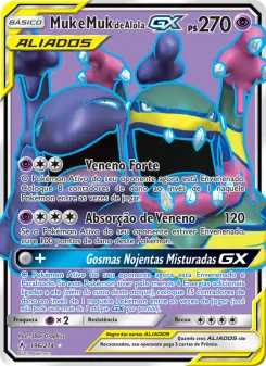 Muk e Muk de Alola GX – Carta Pokémon TCG