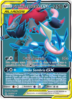 Greninja e Zoroark GX – Carta Pokémon TCG