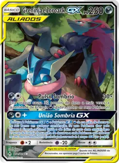 Greninja e Zoroark GX – Carta Pokémon TCG