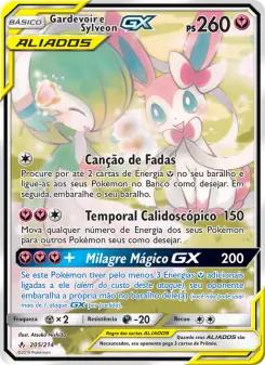 Gardevoir e Sylveon GX – Carta Pokémon TCG