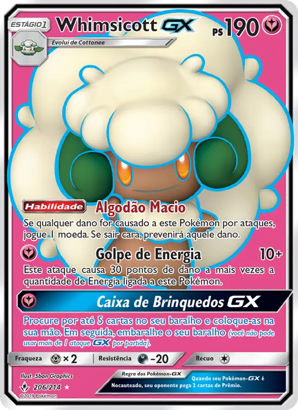 Whimsicott GX – Pokémon TCG