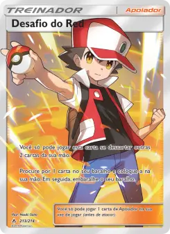 Desafio do Red – Carta Pokémon TCG