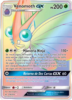 Venomoth GX – Carta Pokémon TCG