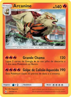 Arcanine – Carta Pokémon TCG