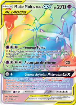 Muk e Muk de Alola GX – Carta Pokémon TCG