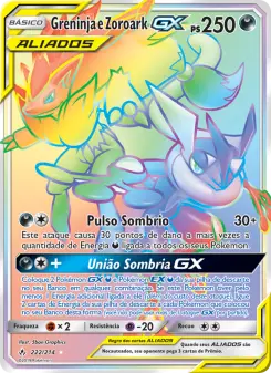 Greninja e Zoroark GX – Carta Pokémon TCG