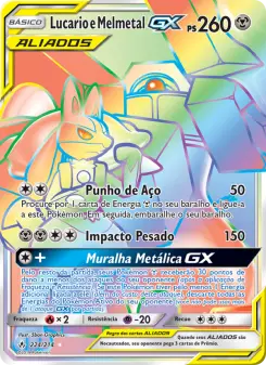 Lucario e Melmetal GX – Carta Pokémon TCG