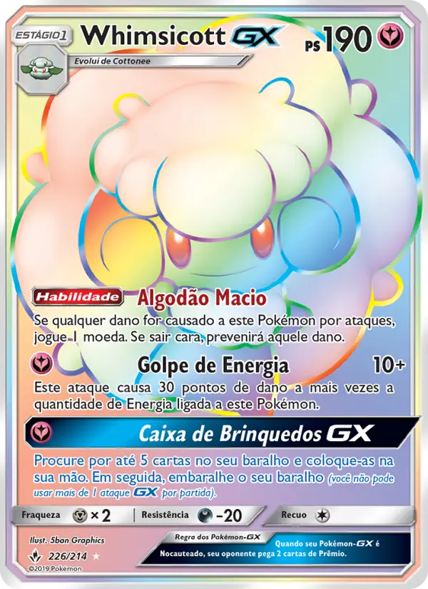 Whimsicott GX – Pokémon TCG
