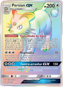 Persian GX – Carta Pokémon TCG