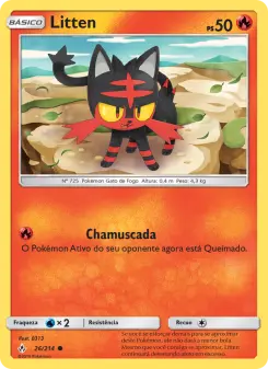 Litten – Carta Pokémon TCG