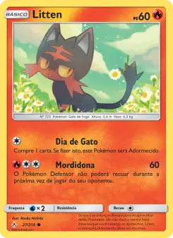 Litten – Carta Pokémon TCG