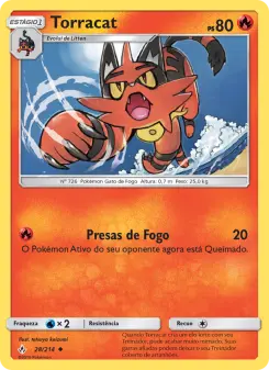 Torracat – Carta Pokémon TCG