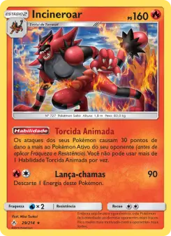 Incineroar – Carta Pokémon TCG