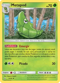 Metapod – Carta Pokémon TCG
