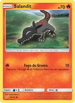 Salandit – Carta Pokémon TCG