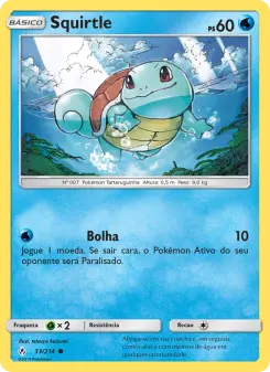 Squirtle – Carta Pokémon TCG