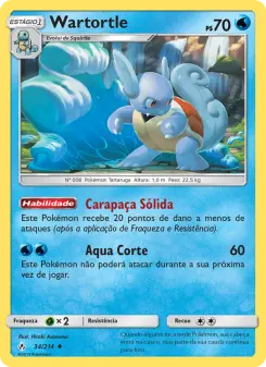 Wartortle – Carta Pokémon TCG