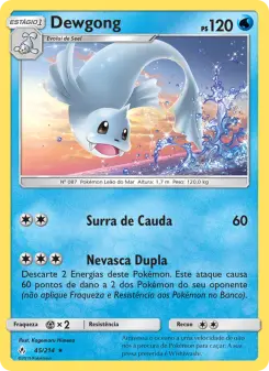 Dewgong – Carta Pokémon TCG