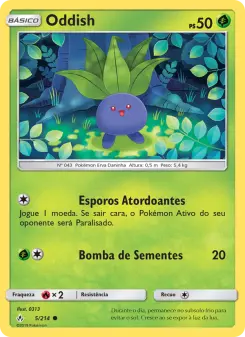 Oddish – Carta Pokémon TCG
