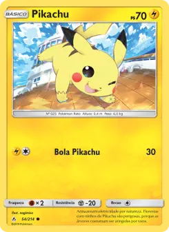 Pikachu – Carta Pokémon TCG