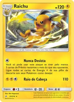 Raichu – Carta Pokémon TCG