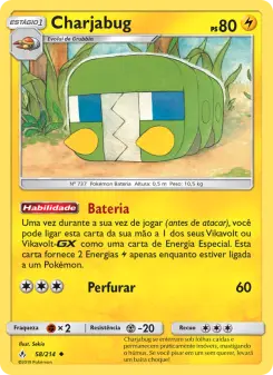 Charjabug – Carta Pokémon TCG