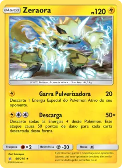 Zeraora – Carta Pokémon TCG