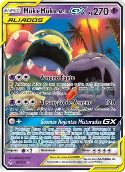 Muk e Muk de Alola GX – Carta Pokémon TCG