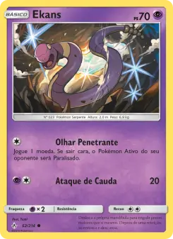 Ekans – Carta Pokémon TCG