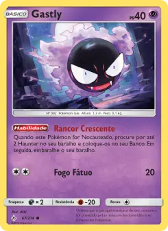 Gastly – Carta Pokémon TCG