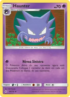 Haunter – Carta Pokémon TCG