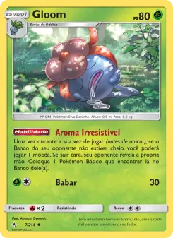 Gloom – Carta Pokémon TCG