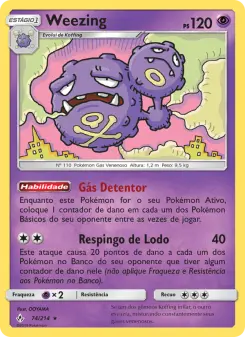 Weezing – Carta Pokémon TCG