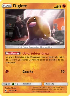 Diglett – Carta Pokémon TCG