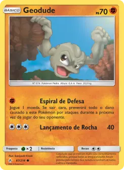 Geodude – Carta Pokémon TCG