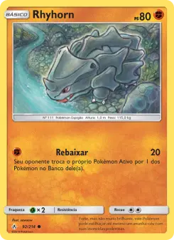 Rhyhorn – Carta Pokémon TCG
