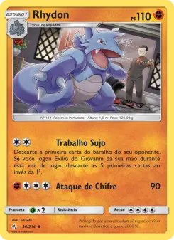 Rhydon – Carta Pokémon TCG