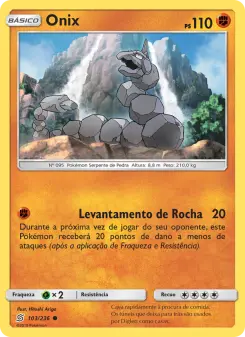Onix – Carta Pokémon TCG