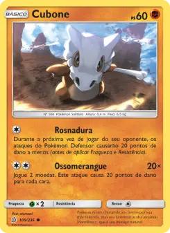 Cubone – Carta Pokémon TCG