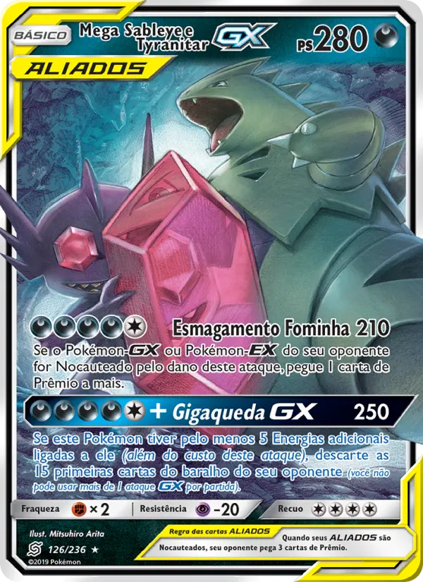 Mega Sableye e Tyranitar GX – Pokémon TCG
