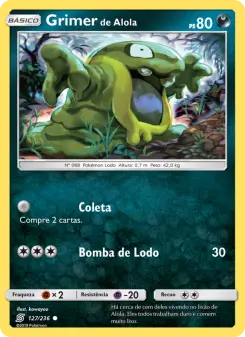 Grimer de Alola – Carta Pokémon TCG