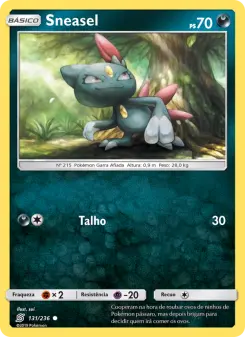 Sneasel – Carta Pokémon TCG